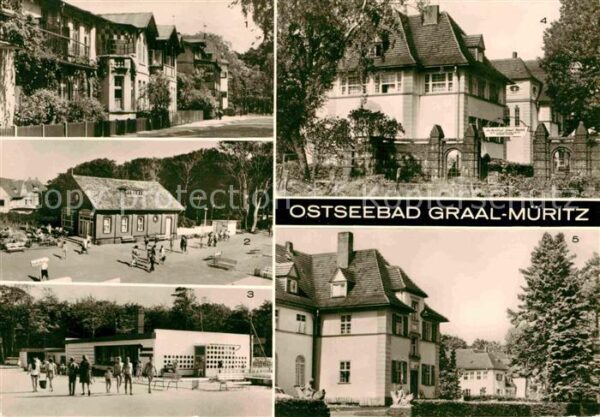 Graal-Mueritz Ostseebad Karl Marx Strasse Milchbar Seestern Bro