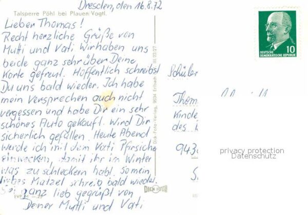 Poehl Vogtland Talsperre Stausee Sperrmauer Campingpla – Bild 2