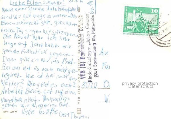 Frankenberg Sachsen Volkspark Sachsenburg Schule Platz der – Bild 2