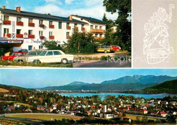 Krumpendorf Woerthersee Hotel Pension Schlosswirt Alpenpanorama