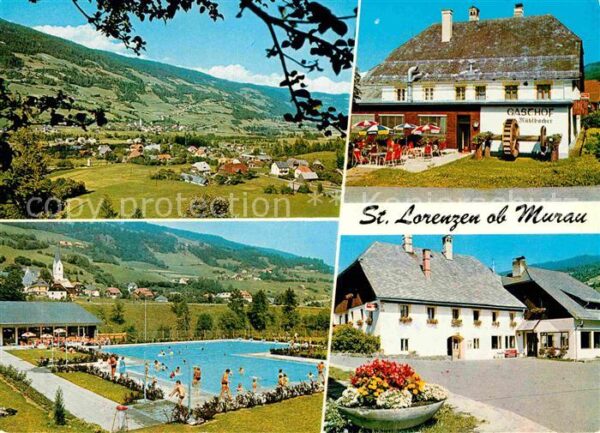 Sankt Lorenzen Scheifling Panorama Freibad Gasthof