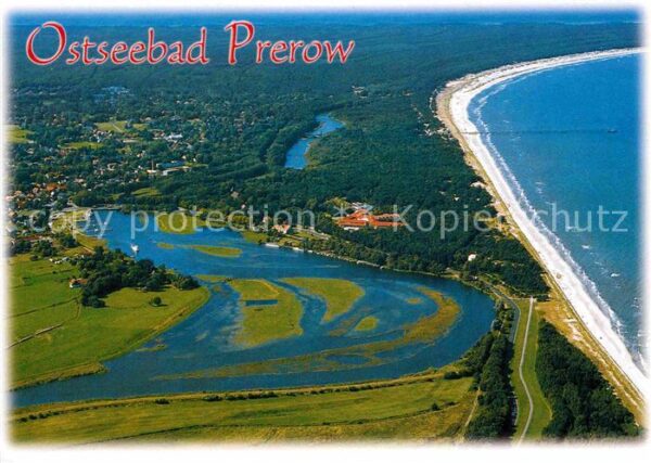 Prerow Ostseebad Fliegeraufnahme