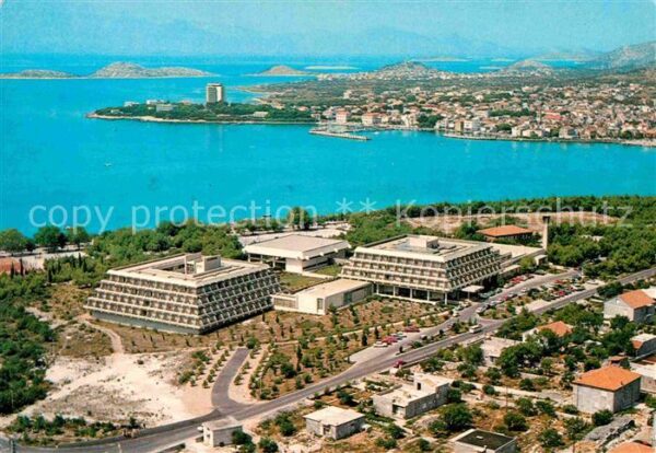 Vodice Hotelanlagen Fliegeraufnahme
