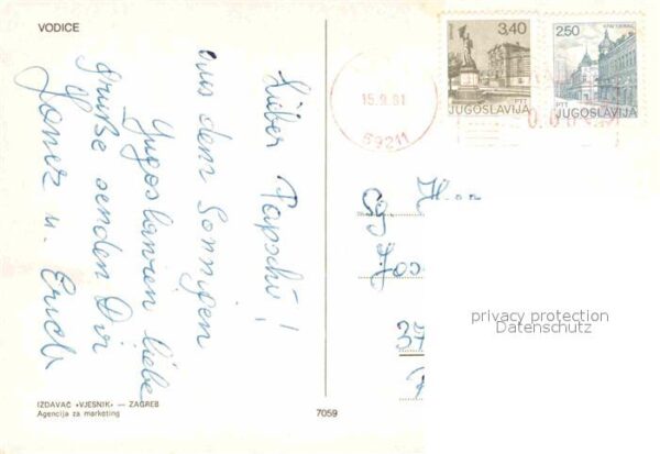 Vodice Hotelanlagen Fliegeraufnahme – Bild 2