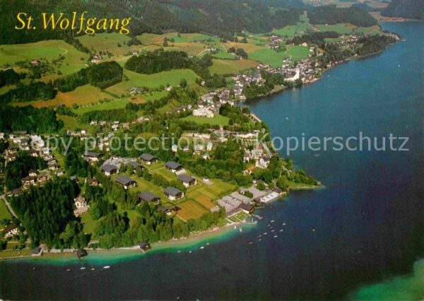 St Wolfgang Wolfgangsee Fliegeraufnahme