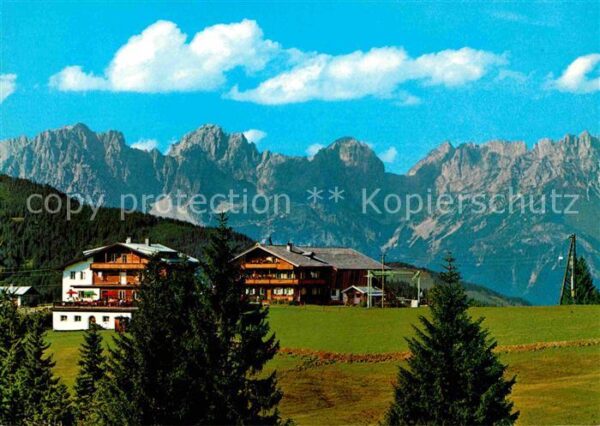 Kirchberg Tirol Alpengasthof Maierl gegen Wilden Kaiser