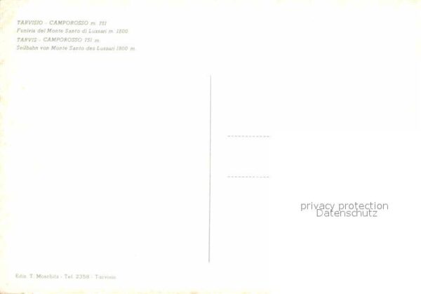 Tarvis Camporosso Funivia del Monte Santo di L – Bild 2