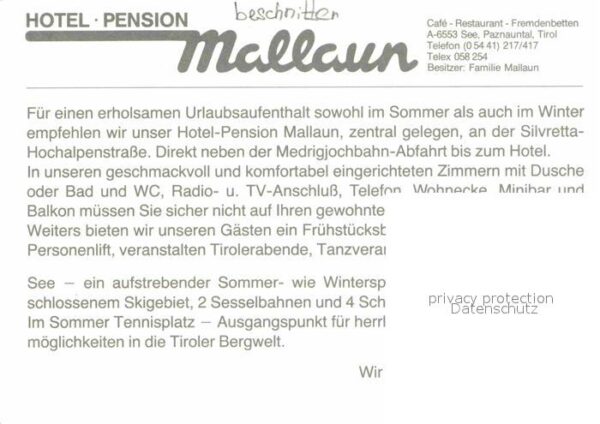 See Tirol Hotel Pension Mallaun Nachtaufnahme – Bild 2