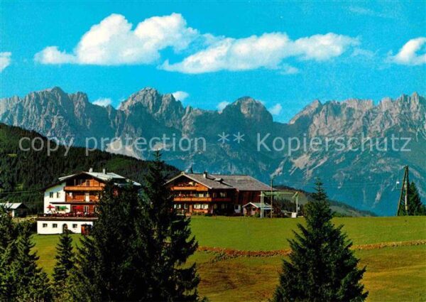 Kirchberg Tirol Alpengasthof Maierl gegen Wilden Kaiser