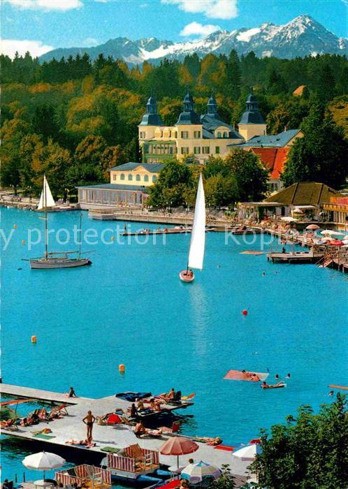 Velden Woerthersee Schlosshotel Badeplatz Wassersport Mitt