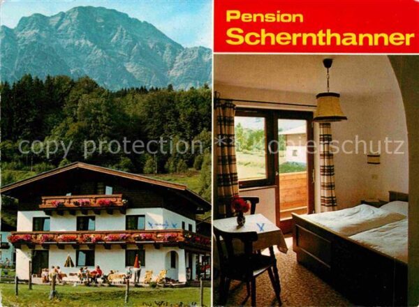 Leogang Pension Schernthanner Fremdenzimmer Alp