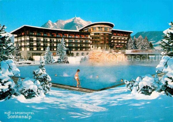 Sonthofen Oberallgaeu Kurhotel Sporthotel Sonnenalp Thermalba