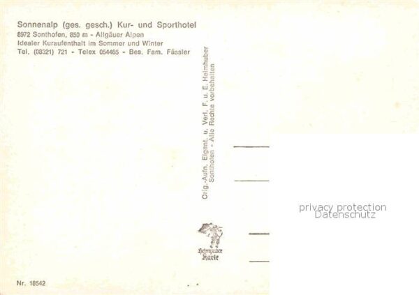 Sonthofen Oberallgaeu Kurhotel Sporthotel Sonnenalp Thermalba – Bild 2