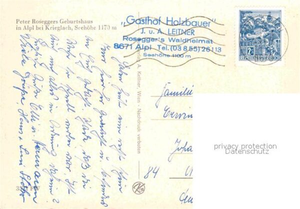 Alpl Peter Roseggers Geburtshaus – Bild 2