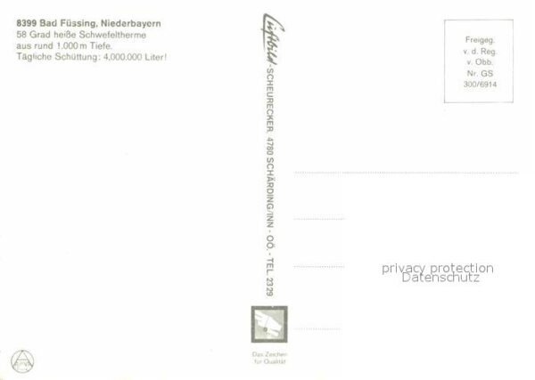 Bad Fuessing Schwefeltherme Tennisplatz Fliegeraufna – Bild 2
