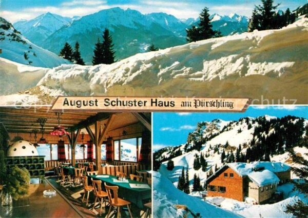 Oberammergau August Schuster Haus am Pürschling Berg