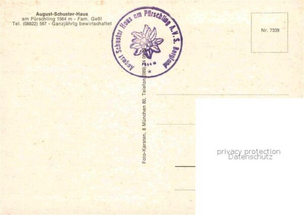 Oberammergau August Schuster Haus am Pürschling Berg – Bild 2