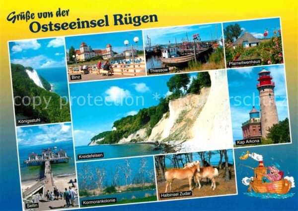 Insel Ruegen Königsstuhl Kreidefelsen Binz Thiessow
