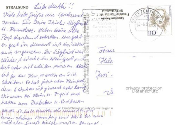 Stralsund Mecklenburg Vorpommern Hafen Innenstadt Rathaus – Bild 2
