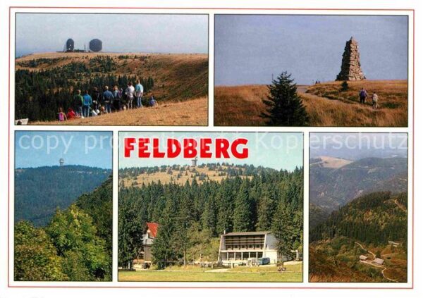 Feldberg Schwarzwald Wandern Bismarckturm Landschaftspanoram