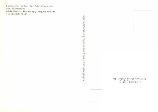 Scheidegg Allgaeu Familienferiendorf des Saarlandes Kuror – Bild 2