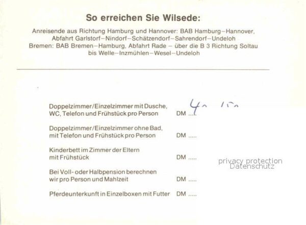 Wilsede Lueneburger Heide Hotel Restaurant Pferdehof – Bild 2