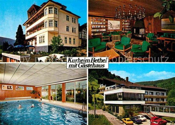 Wildbad Schwarzwald Kurheim Bethel mit Gästehaus Hallenbad