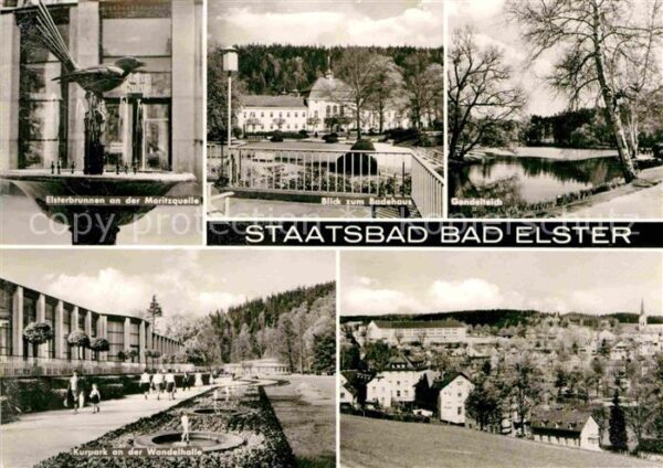 Bad Elster Elsterbrunnen Moritzquelle Badehaus Gon