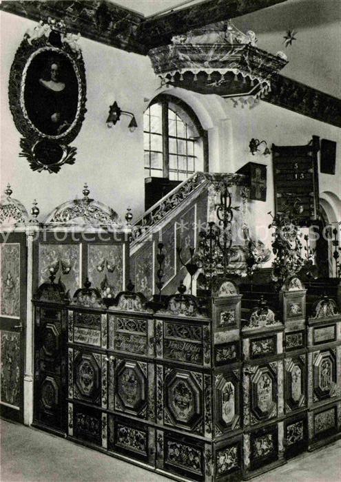 Altengamme St Nicolaikirche Intarsiengestühl und K