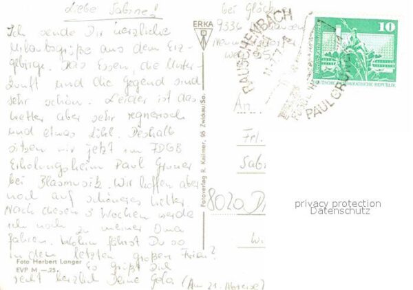 Caemmerswalde FDGB Erholungsheim Paul Gruner – Bild 2