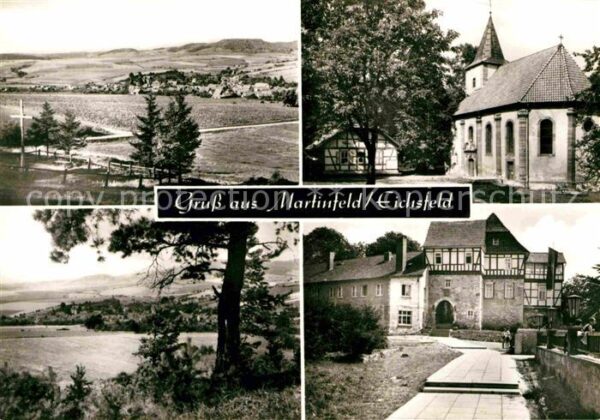 Martinfeld Kirche Schloss Landschaftspanorama