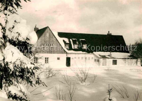 Altenberg Erzgebirge DJH Otto Buchwitz im Winter Jugendherbe