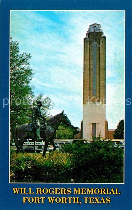 Fort Worth Will Rogers Denkmal
