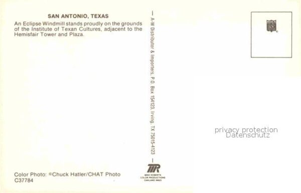 San Antonio Texas Windmühle hemisfair Tower – Bild 2