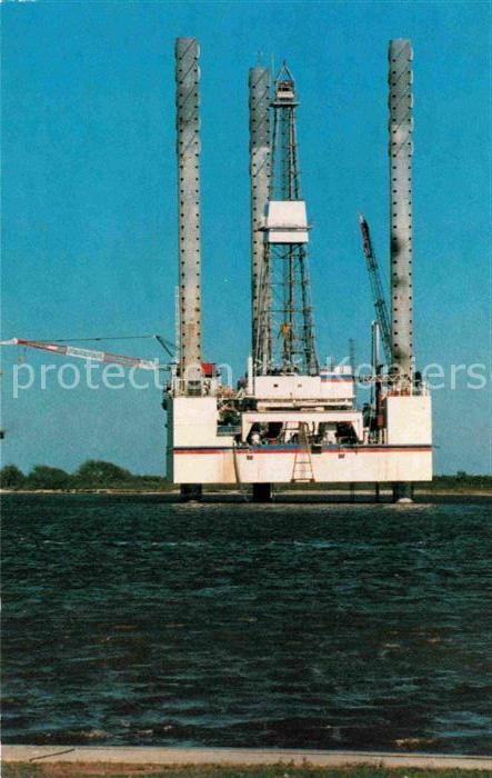 Orange Texas Jack Up Rig
