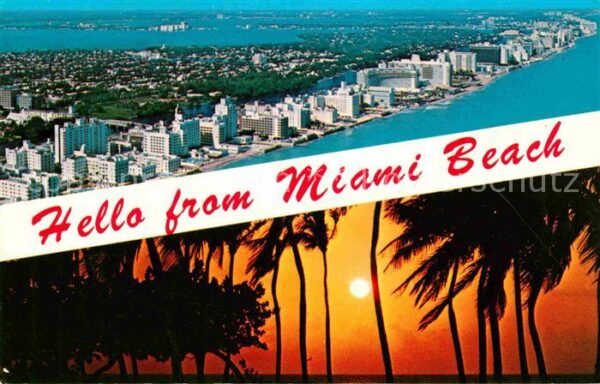 Miami Beach Fliegeraufnahme