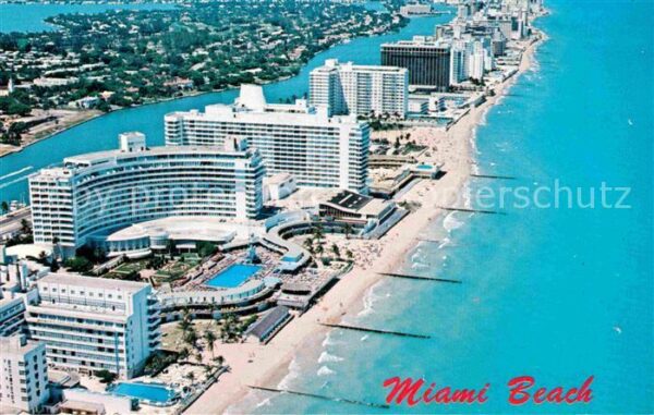 Miami Beach Fliegeraufnahme