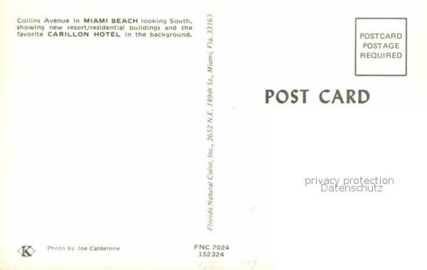 Miami Beach Fliegeraufnahme Carillon Hotel – Bild 2