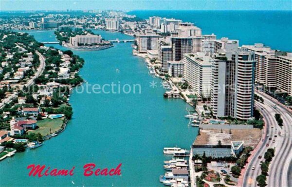 Miami Beach Fliegeraufnahme