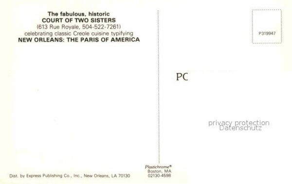 New Orleans Louisiana Court of Two Sisters – Bild 2