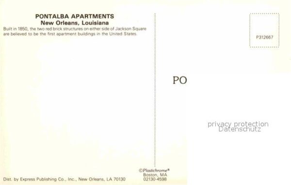 New Orleans Louisiana Pontalba Apartments – Bild 2