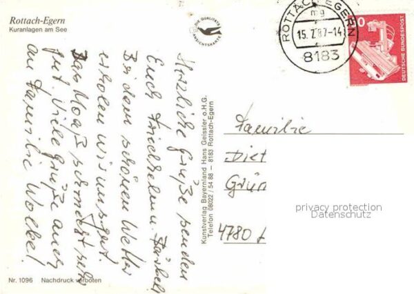 Rottach-Egern Kuranlagen See Segelschiffe – Bild 2