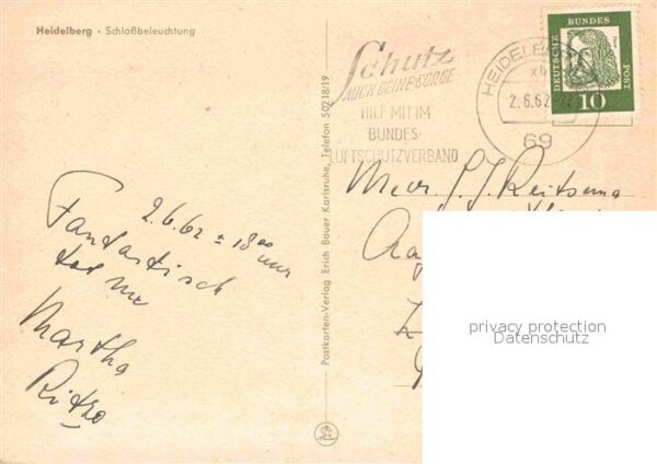 Heidelberg Neckar Schlossbeleuchtung – Bild 2