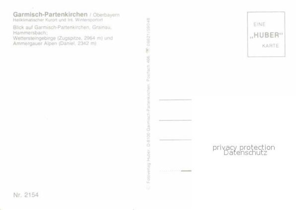 Garmisch-Partenkirchen Fliegeraufnahme – Bild 2