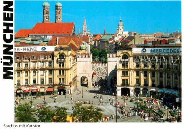 Muenchen Stachus Karlstor