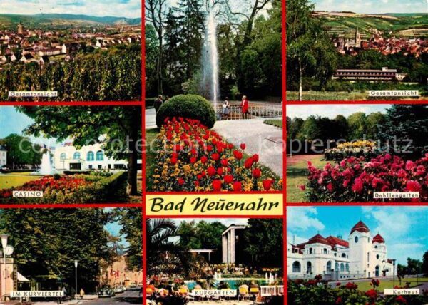 Bad Neuenahr-Ahrweiler Gesamtansicht Casino Kurviertel Kurgart