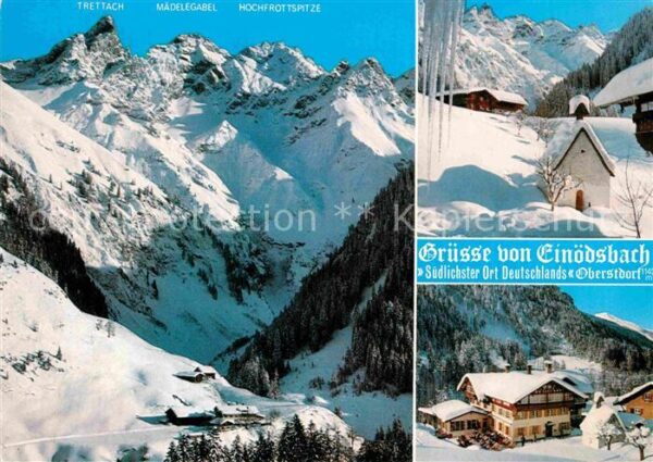 Einoedsbach Trettach Mädelegabel Hochfrontspitze