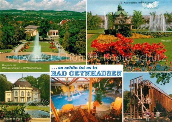 Bad Oeynhausen Kurpark Wasserspiele Theater im Park Ba