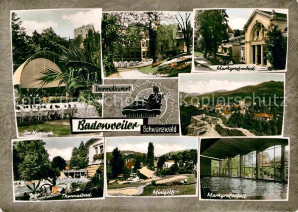 Badenweiler Markgrafenbad Kurhaus Kurpark Thermalba