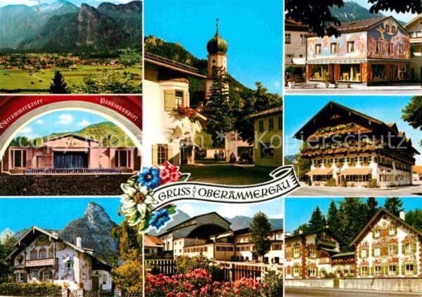 Oberammergau Panorama Passionsspiel Kirche